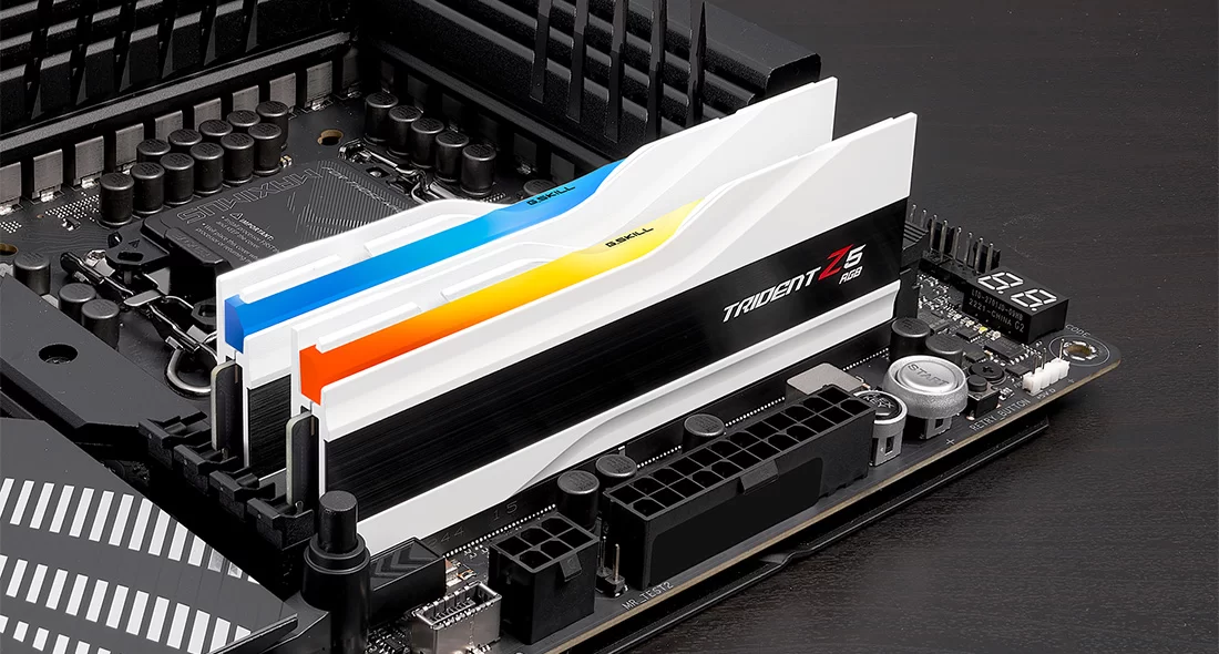 G-SKILL TRIDENT Z5 RGB WHITE 32G(16G*2) DDR5 6000MHZ 1.35V thumbnail 6