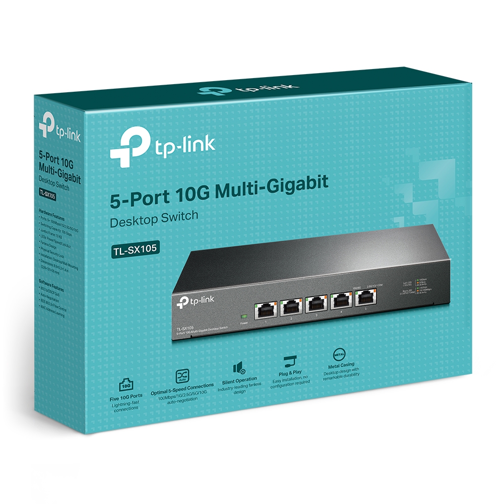 TL-SX105 5-PORT 10G DESKTOP SWITCH