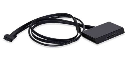 O11D EVO ADDITIONAL I/O KIT V2 BLACK