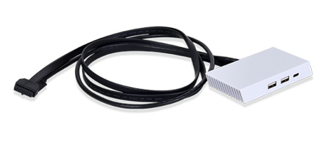 O11D EVO ADDITIONAL I/O KIT V2 WHITE