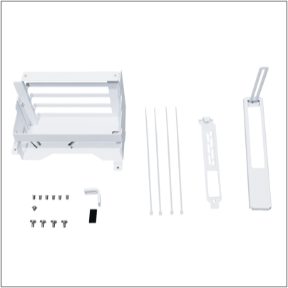 O11D EVO XL UPRIGHT GPU MOUNT WHITE