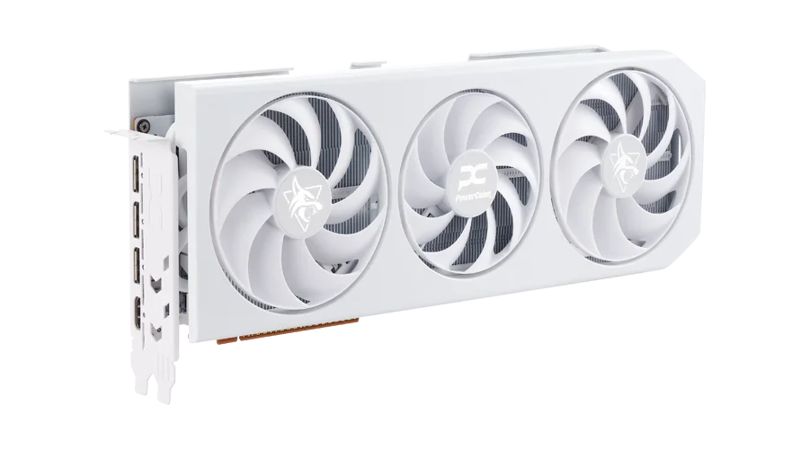 RX9070XT HELLHOUND SPECTRAL WHITE 16GB GDDR6 thumbnail 4