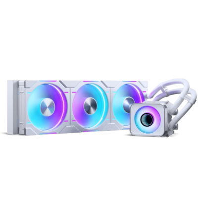 GLACIER ONE 420D30 X2 D-RGB AIO CPU COOLER WHITE