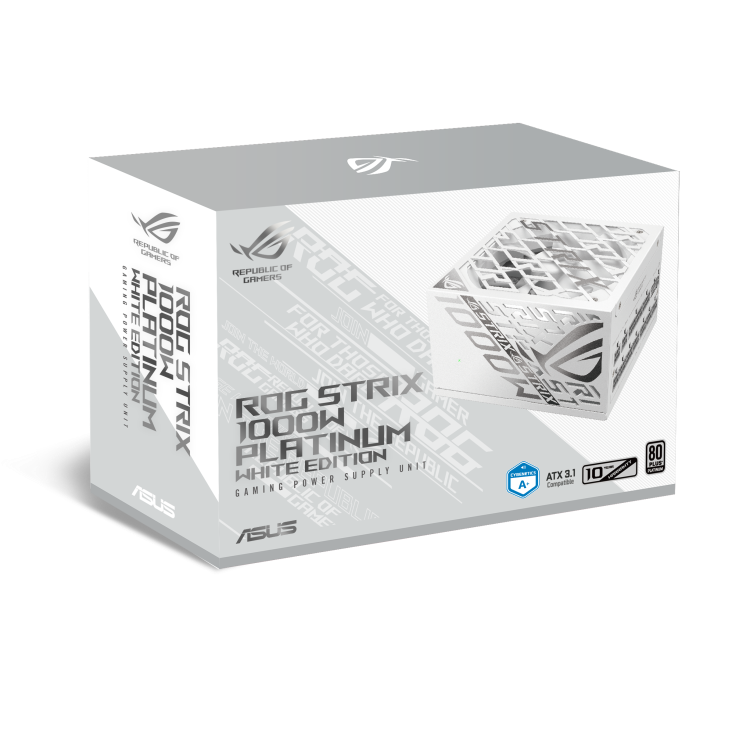 ASUS ROG STRIX 1000W ATX 3.1 PLATINUM GAMING WHITE thumbnail 15