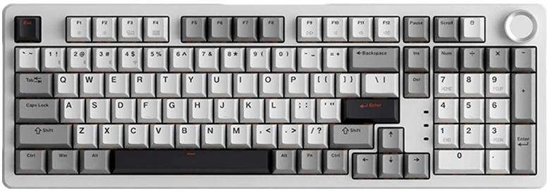 SKN QL 4.0 RGB THUNDER WHITE TTC (雷) QLD-B1