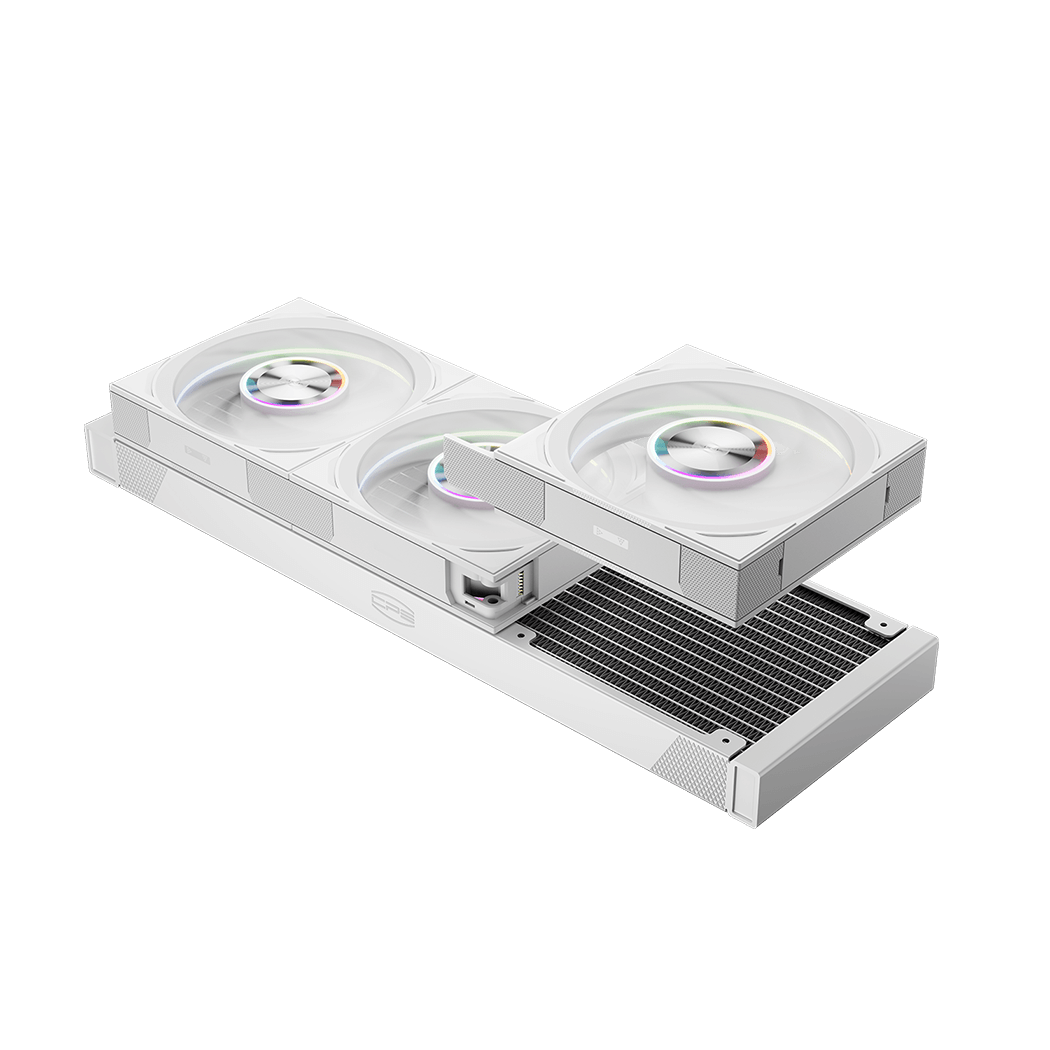 PC COOLER DT360 ARGB DISPLAY WHITE thumbnail 2