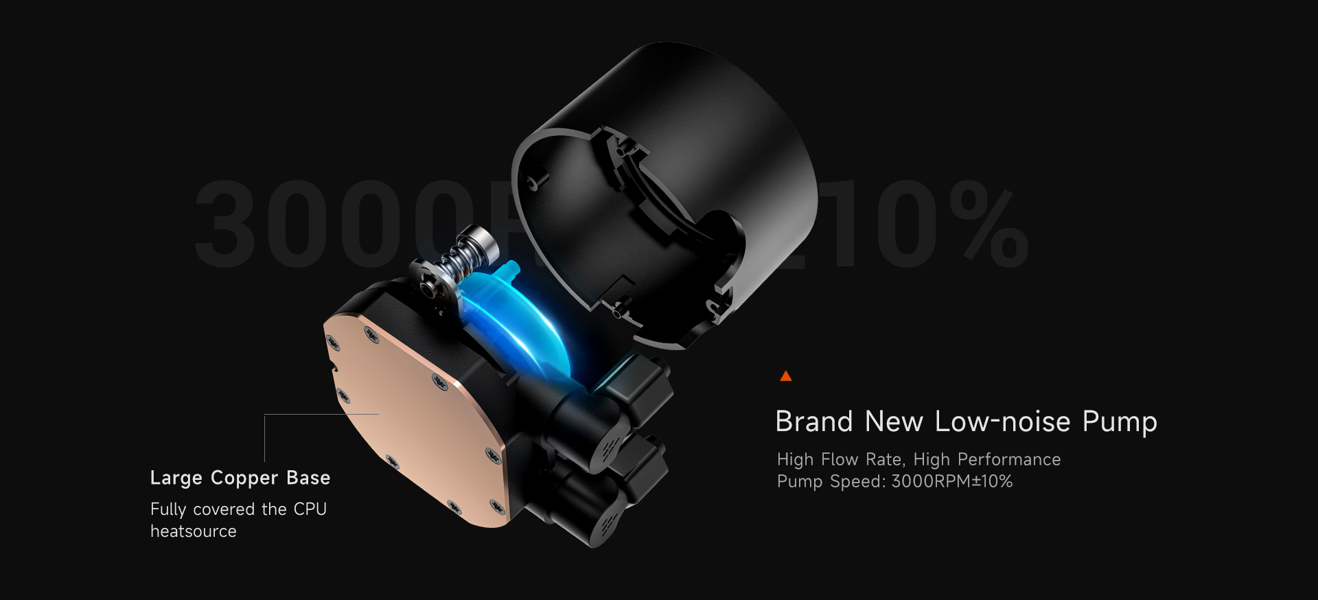 DA240 ARGB HIGH PERFORMANCE AIO CPU COOLING BLACK thumbnail 9