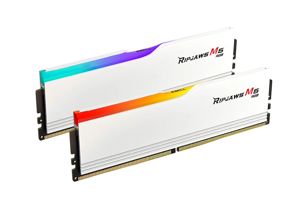 RIPJAWS M5 RGB 32G(16G*2) 6400MHZ DDR5 WHITE