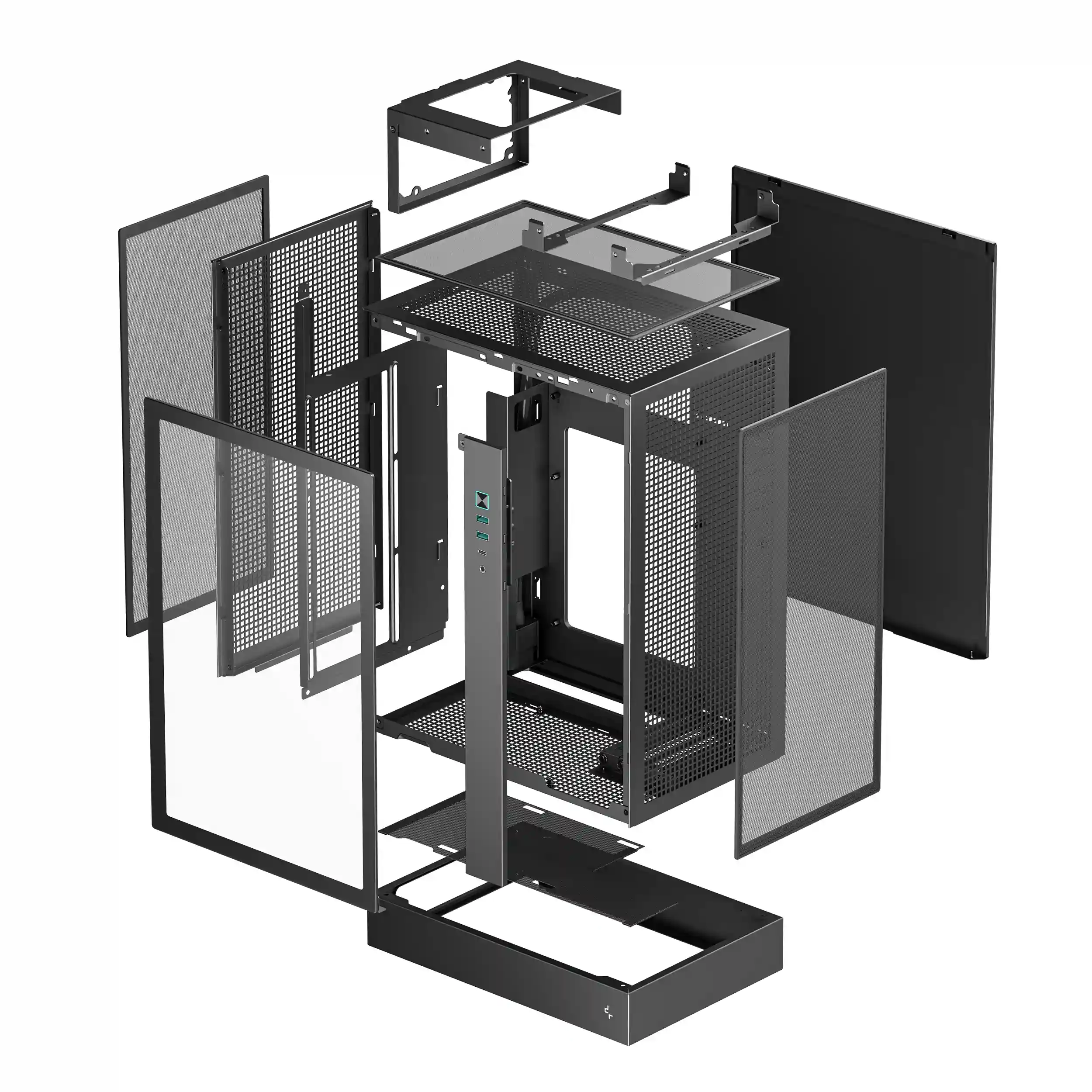 DEEPCOOL CH170 PLUS MATX CASE BLACK thumbnail 10