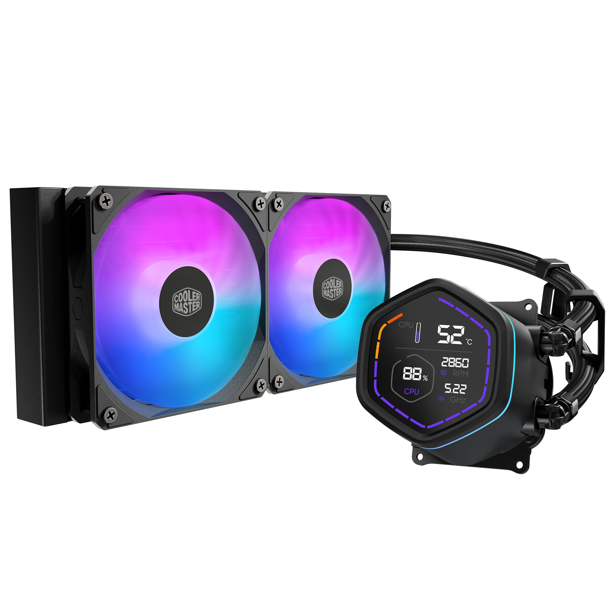 MasterLiquid ML240 Core Nex Digital Black