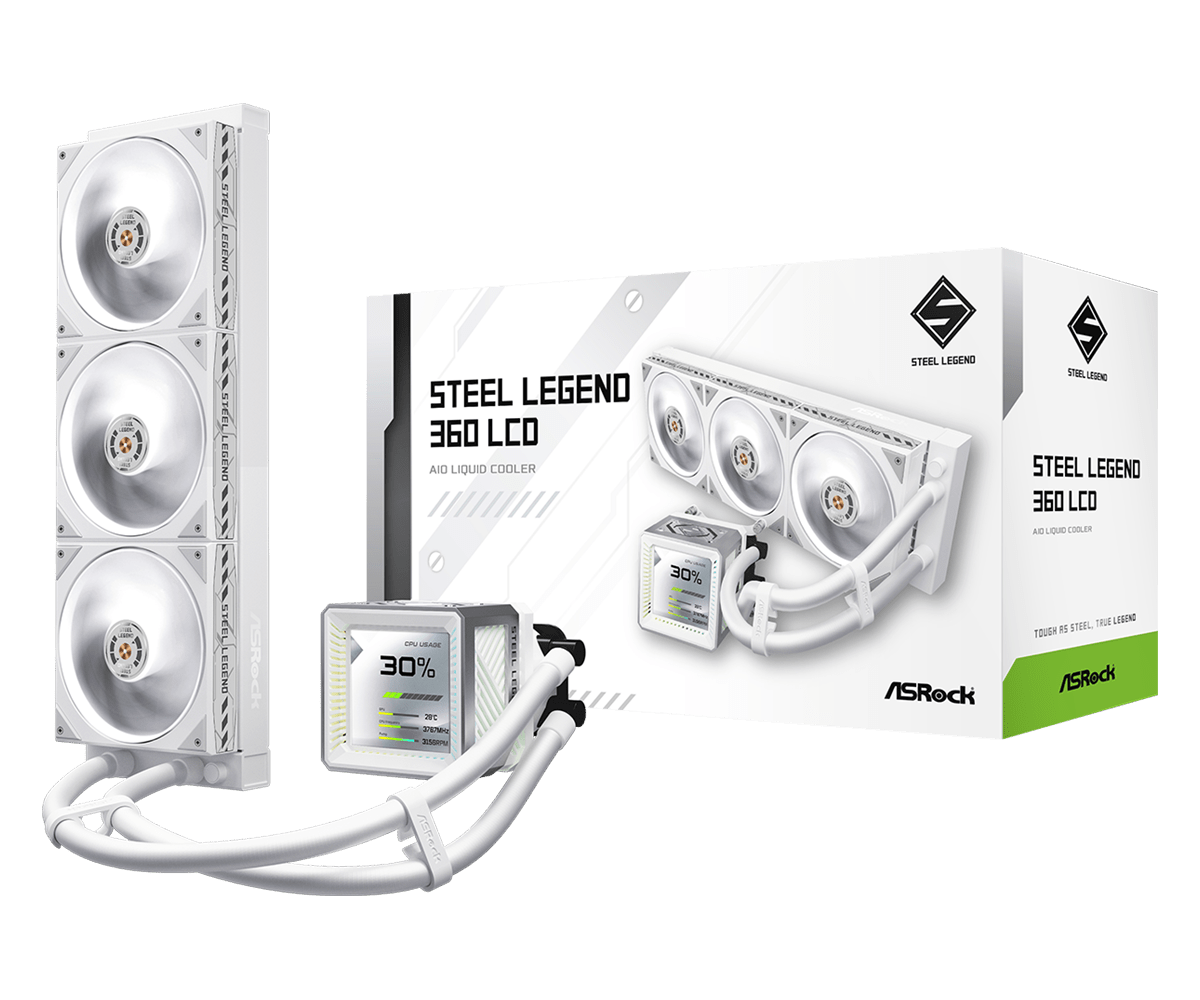 STEEL LEGEND 360 LCD WHITE
