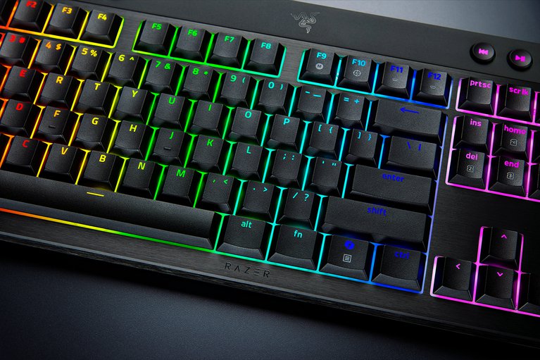RAZER BLACKWIDOW V4 LOW-PROFI TKL HYPERSPEED OR thumbnail 2