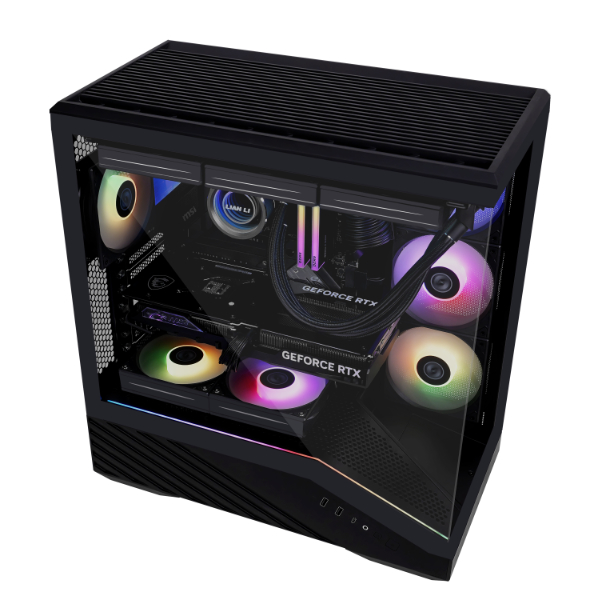 LIAN LI VECTOR V100RX MID TOWER CASE BLACK thumbnail 6