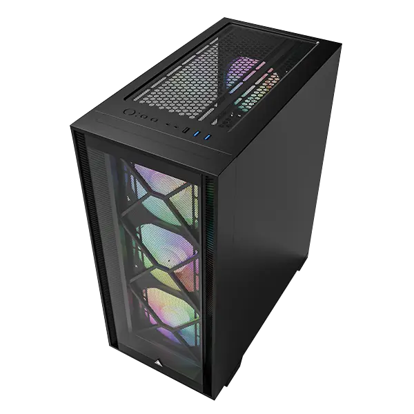 MONTECH AIR1000 PREMIUM ATX CASE BLACK thumbnail 2