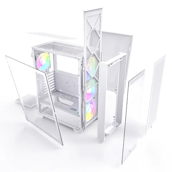 MONTECH AIR1000 PREMIUM ATX CASE WHITE thumbnail 8