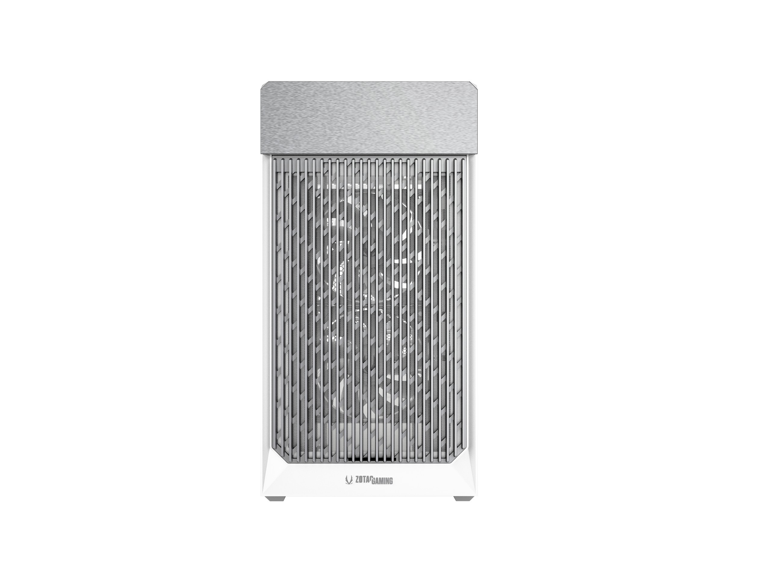 ZOTAC ALLOY MATX CASE W/3 FANS WHITE/SILVER thumbnail 2
