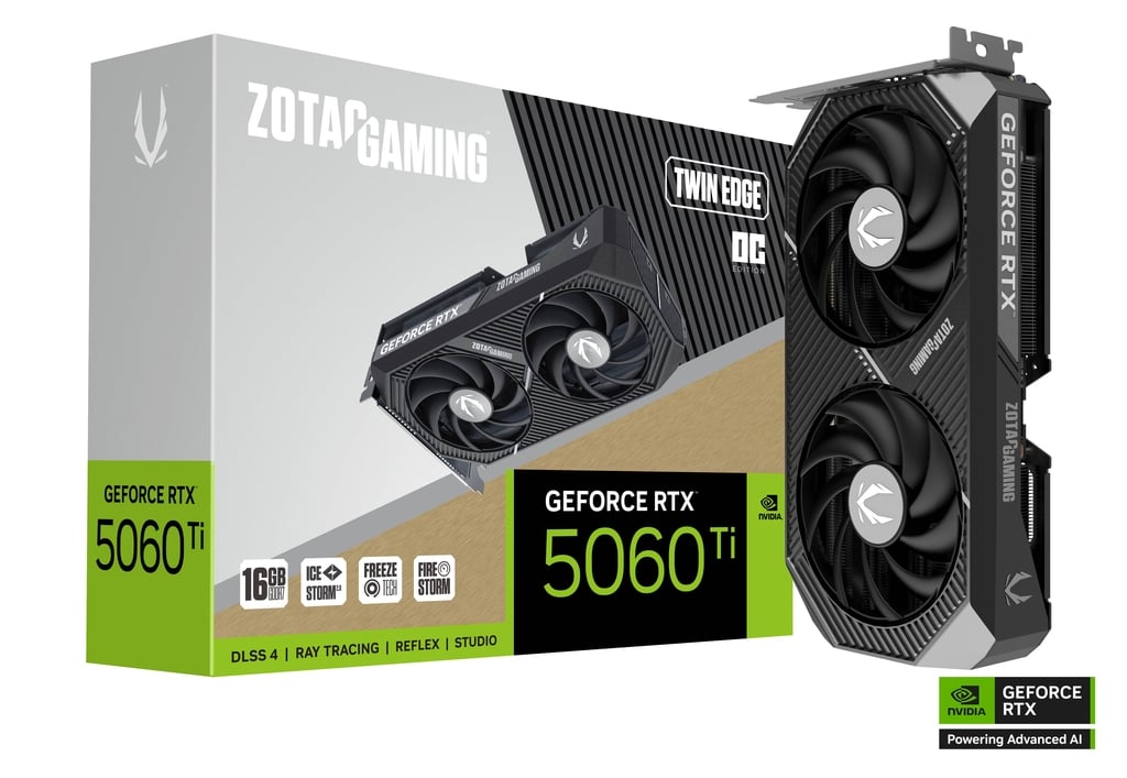 ZOTAC GAMING RTX5060TI TWIN EDGE OC 16GB GDDR7