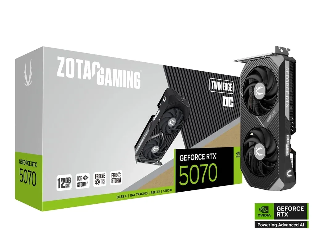 ZOTAC GAMING RTX5070 TWIN EDGE OC 12GB GDDR7