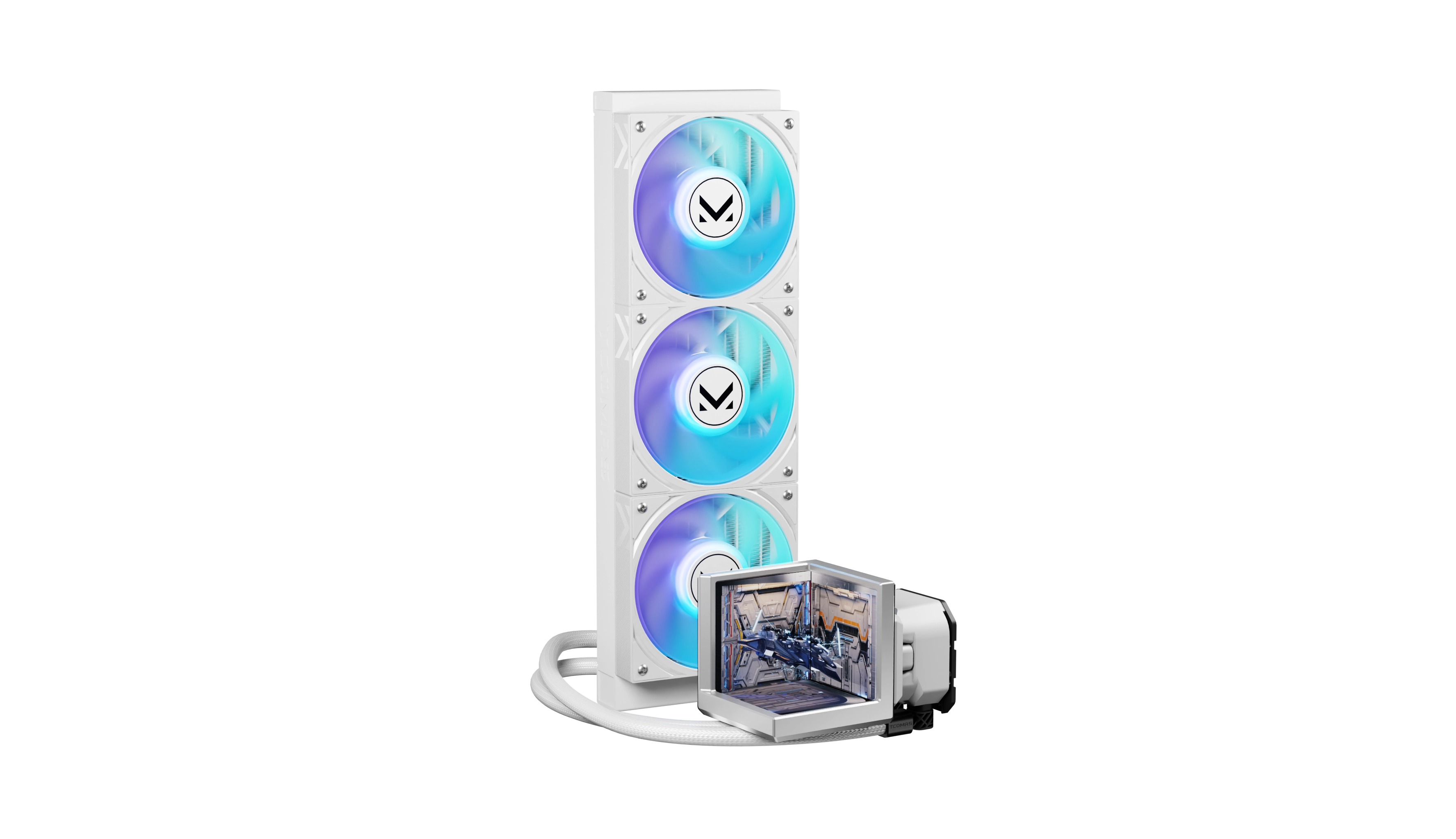 TCOMAS EXIT D3 360 CPU LIQUID COOLER WHITE thumbnail 2