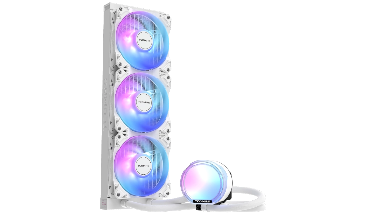 TCOMAS LE100 360 CPU LIQUID COOLER WHITE thumbnail 2