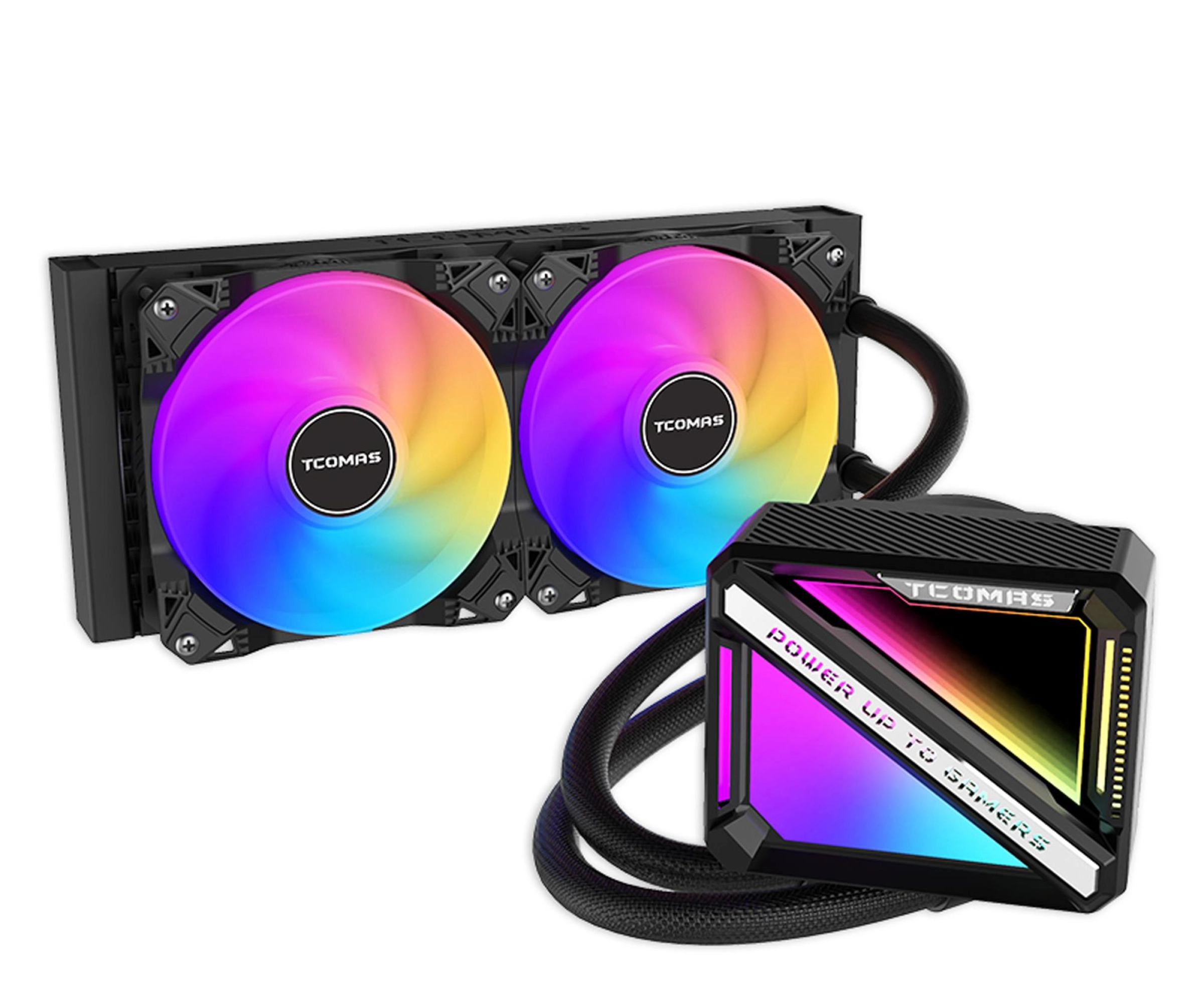 TCOMAS LE200 240 CPU LIQUID COOLER BLACK