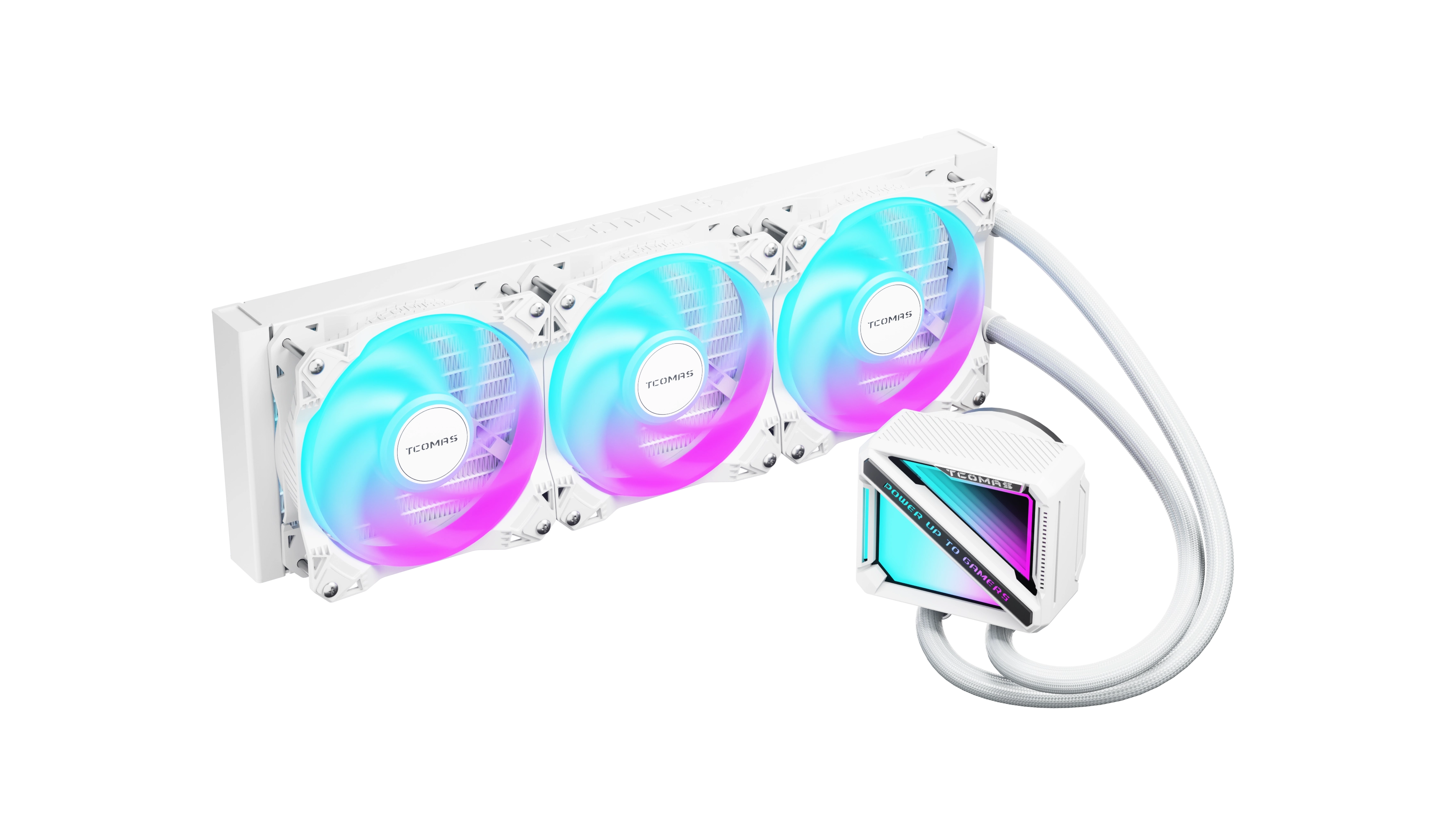 TCOMAS LE200 360 CPU LIQUID COOLER WHITE