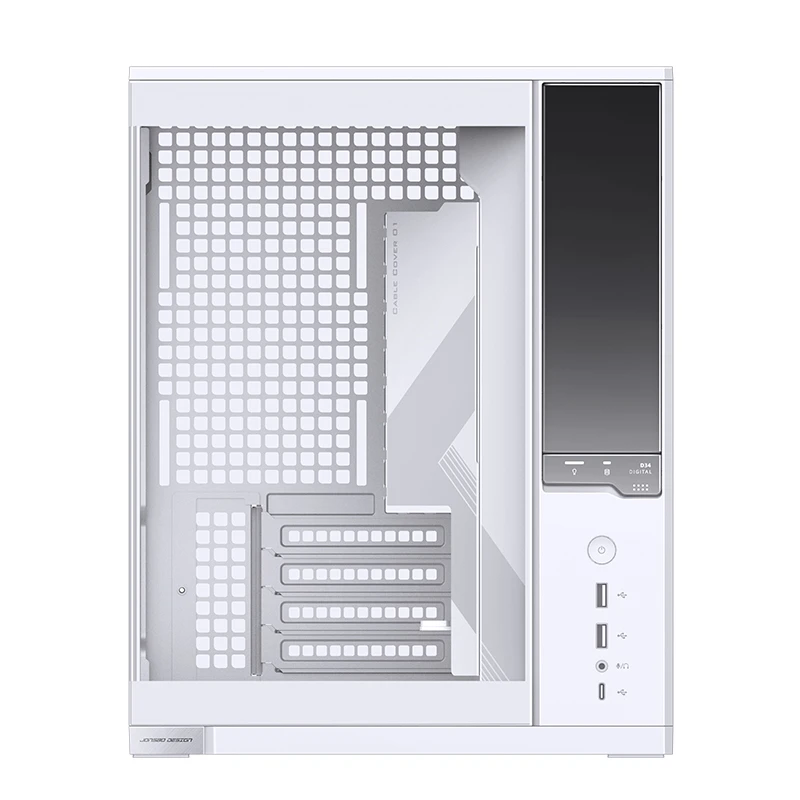 JONSBO D34 W/DISPLAY MATX CASE WHITE thumbnail 3