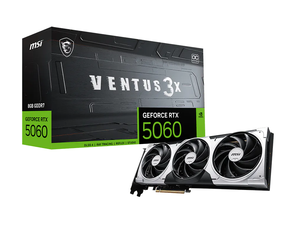 MSI RTX5060 VENTUS 3X OC 8GB GDDR7