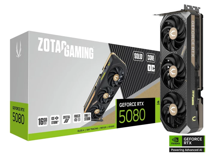 ZOTAC RTX5080 SOLID CORE OC 16GB GDDR7