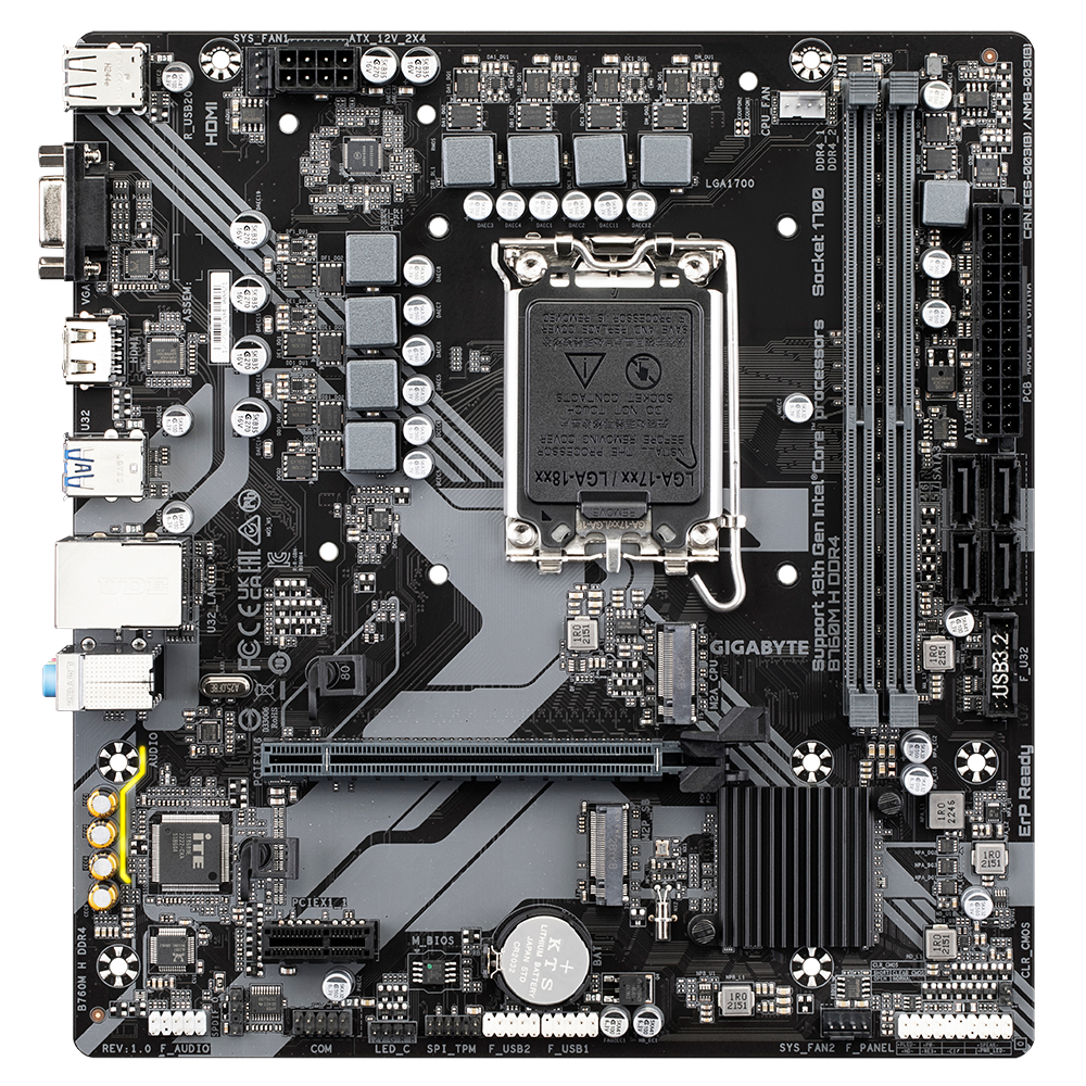 GIGABYTE B760M H DDR4 thumbnail 2