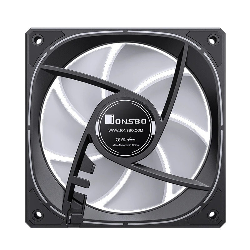 JONSBO FR-505B 12CM PWM RGB FAN BLACK BULK PACK (正葉) thumbnail 12