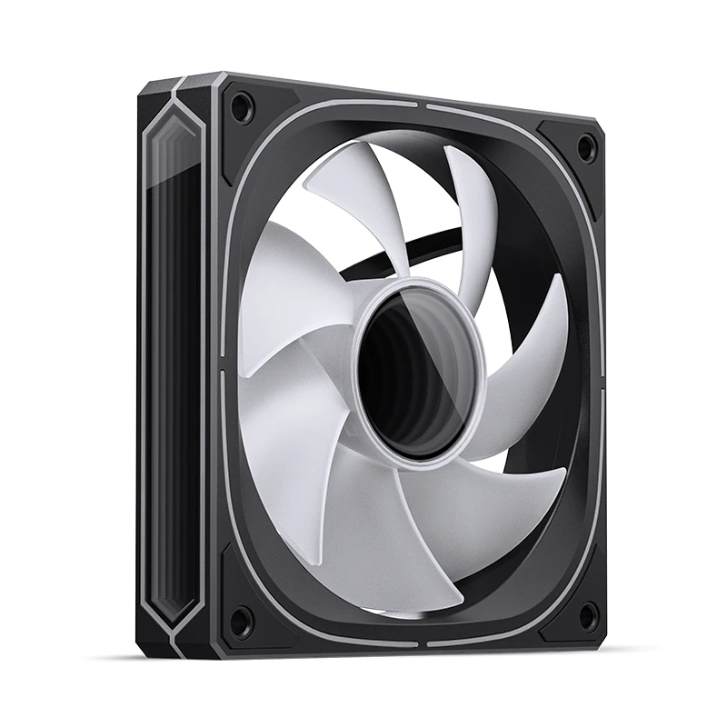 JONSBO FR-505B 12CM PWM RGB FAN BLACK BULK PACK (正葉) thumbnail 7