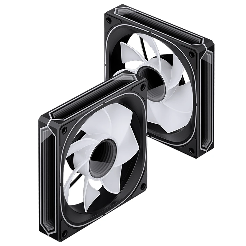 JONSBO FR-505BR 12CM PWM RGB FAN BLACK BULK PACK (反葉) thumbnail 14