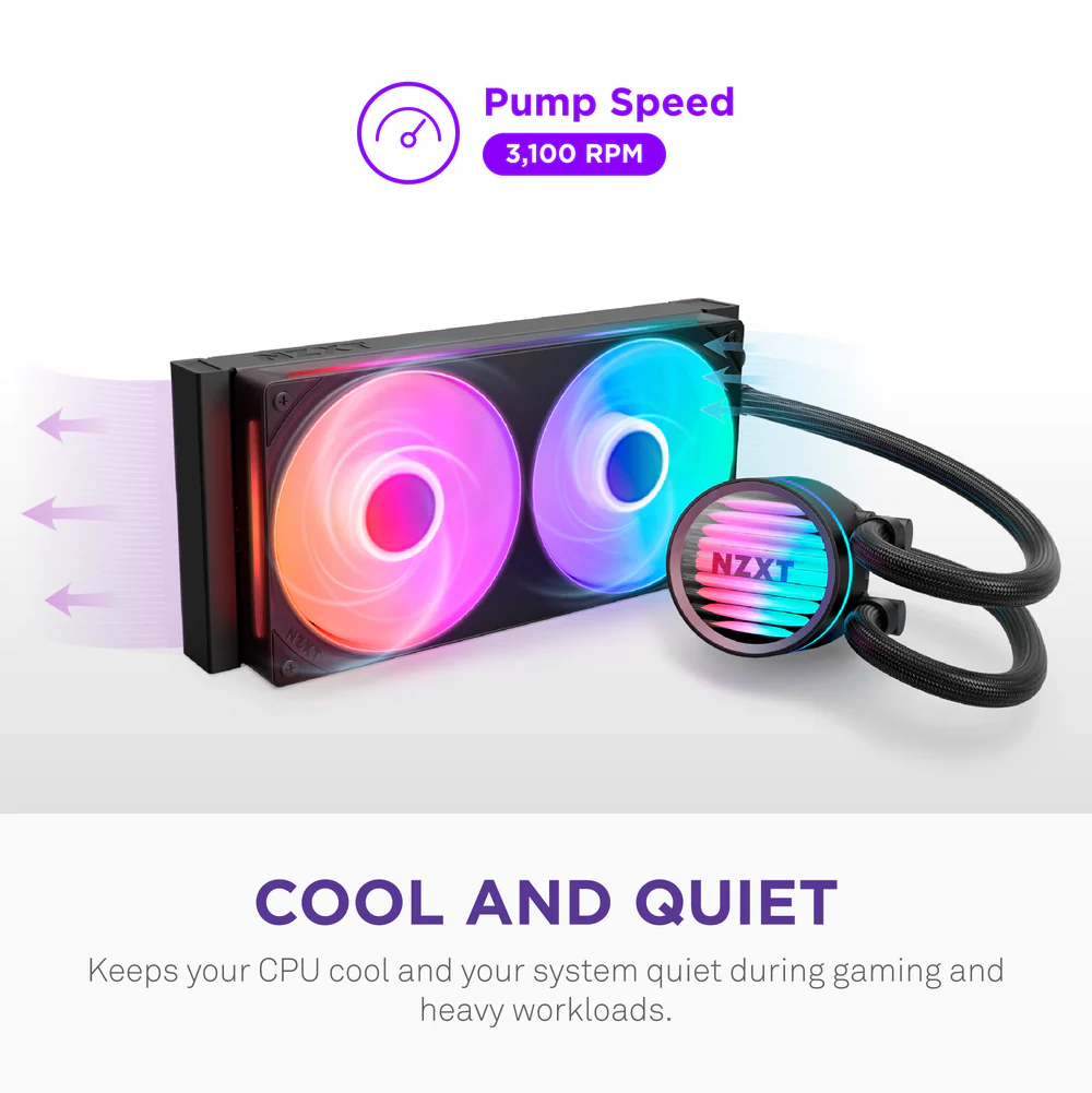 NZXT KRAKEN CORE 240 RGB AIO LIQUID COOLER thumbnail 3