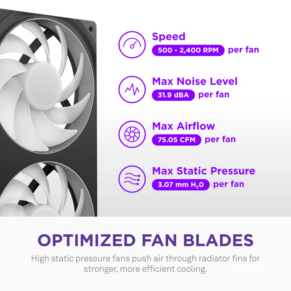 NZXT KRAKEN CORE 240 RGB AIO LIQUID COOLER thumbnail 5