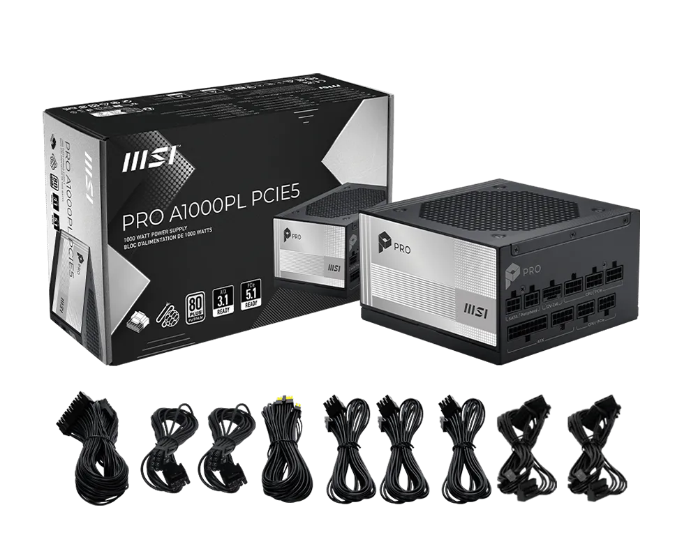 MSI PRO A1000PL PCIE5 thumbnail 5