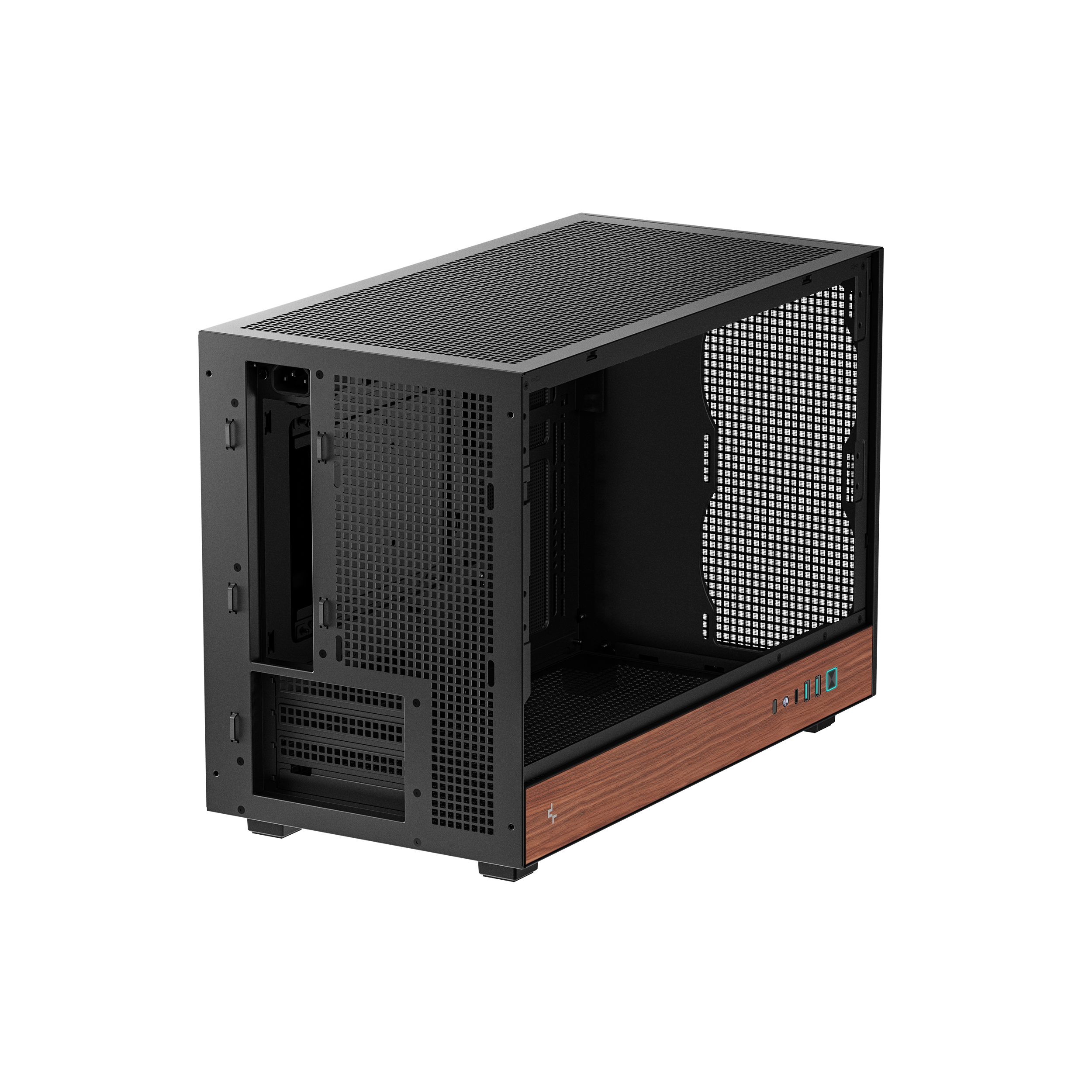DEEPCOOL CH260 MATX CASE WOOD BLACK thumbnail 7