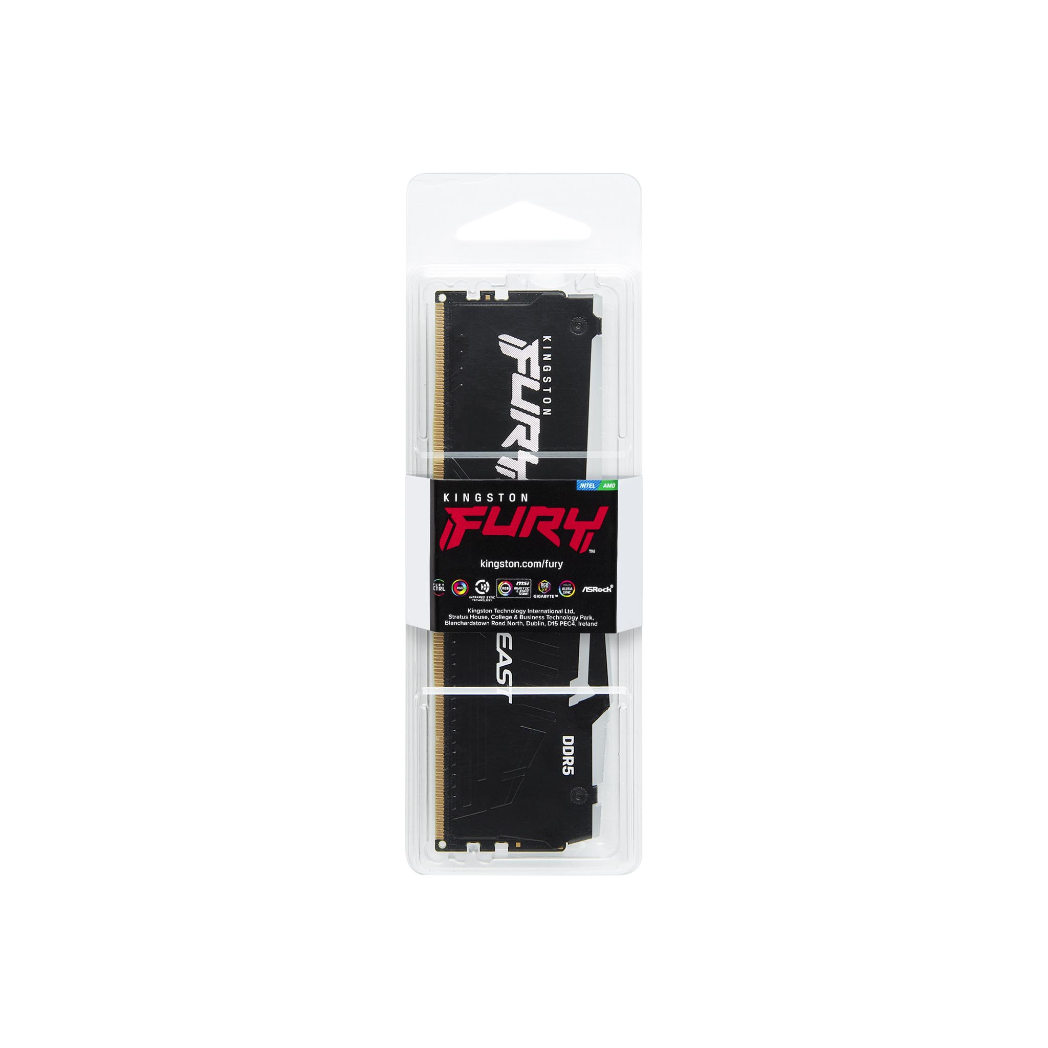 KINGSTON FURY BEAST RGB AMD EXPO 64G(32G*2) DDR5 5600MT/S thumbnail 2