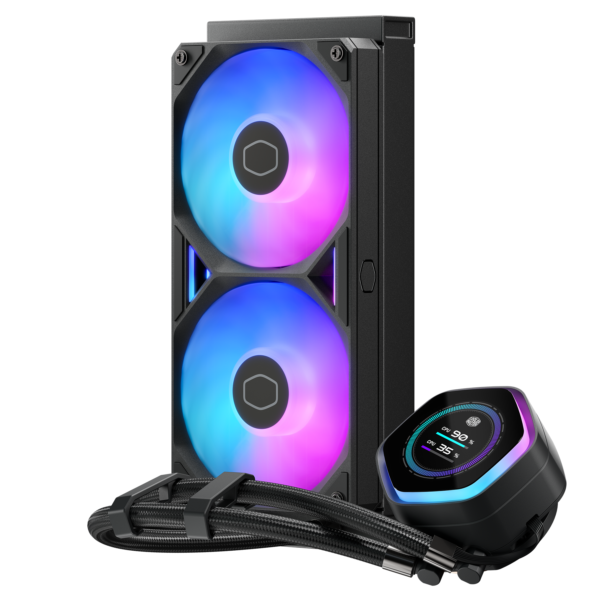 Cooler Master MASTERLIQUID ATMOS II 240 LCD BLACK thumbnail 2