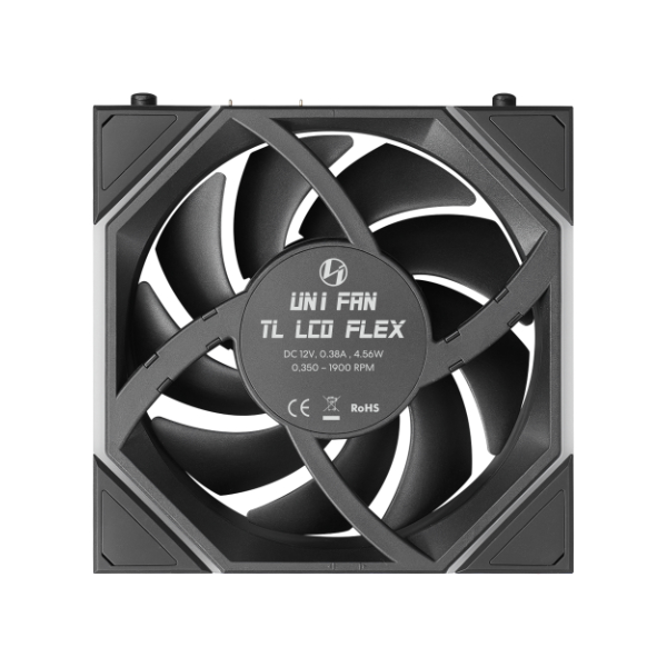 LIAN LI UNI FAN TL LCD FLEX REVERSE BLADE WIRELESS*3 BLACK thumbnail 6