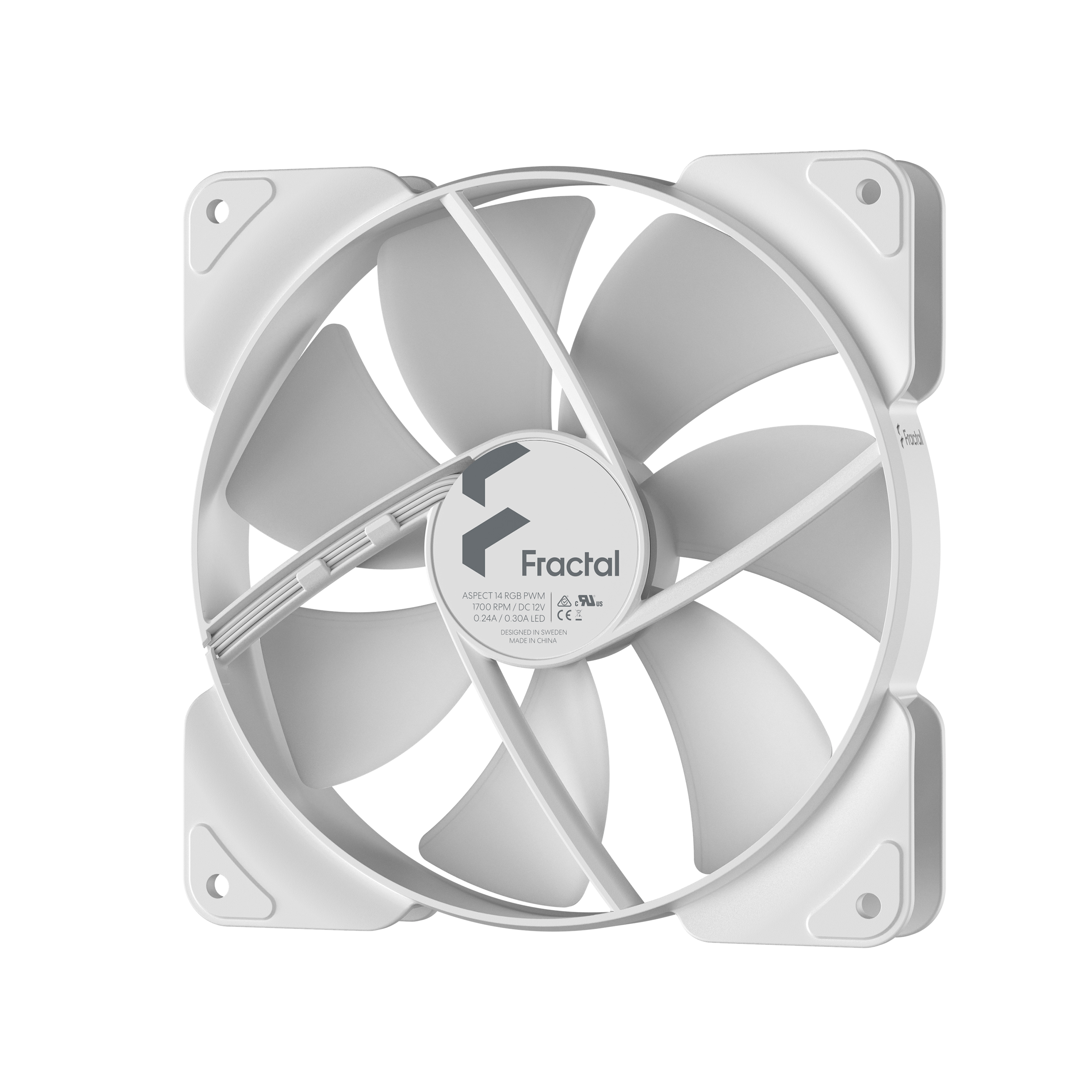Fractal Design ASPECT 14 RGB PWM WHITE FRAME thumbnail 4